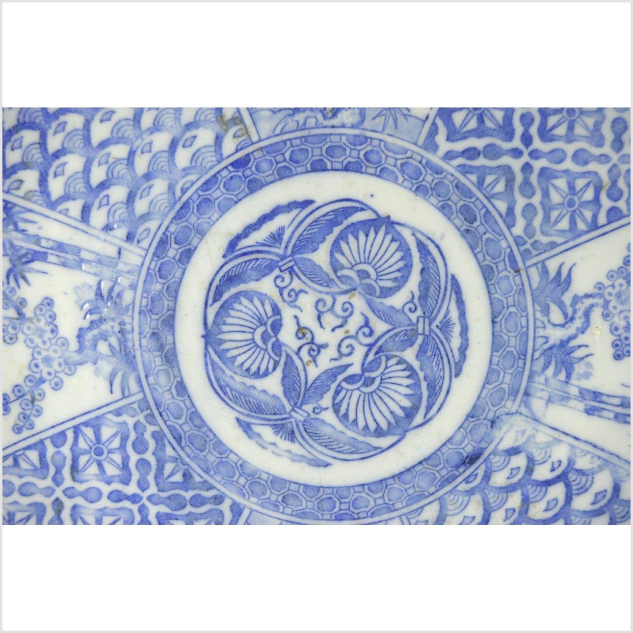 Igezara Transferware Plate-4. Asian &amp; Chinese Furniture, Art, Antiques, Vintage Home Décor for sale at FEA Home