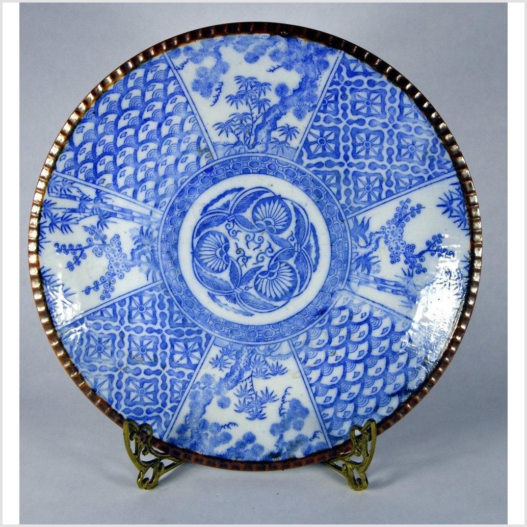 Igezara Transferware Plate-1. Asian & Chinese Furniture, Art, Antiques, Vintage Home Décor for sale at FEA Home