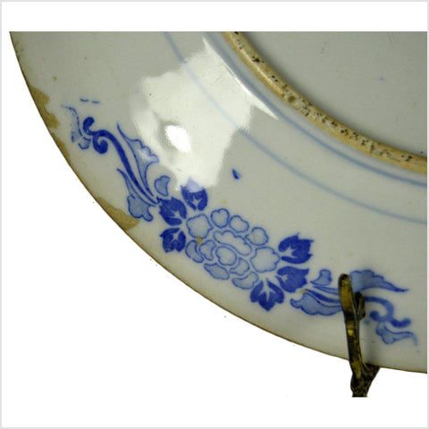 Igezara Transferware Plate-YNE387-10. Asian & Chinese Furniture, Art, Antiques, Vintage Home Décor for sale at FEA Home