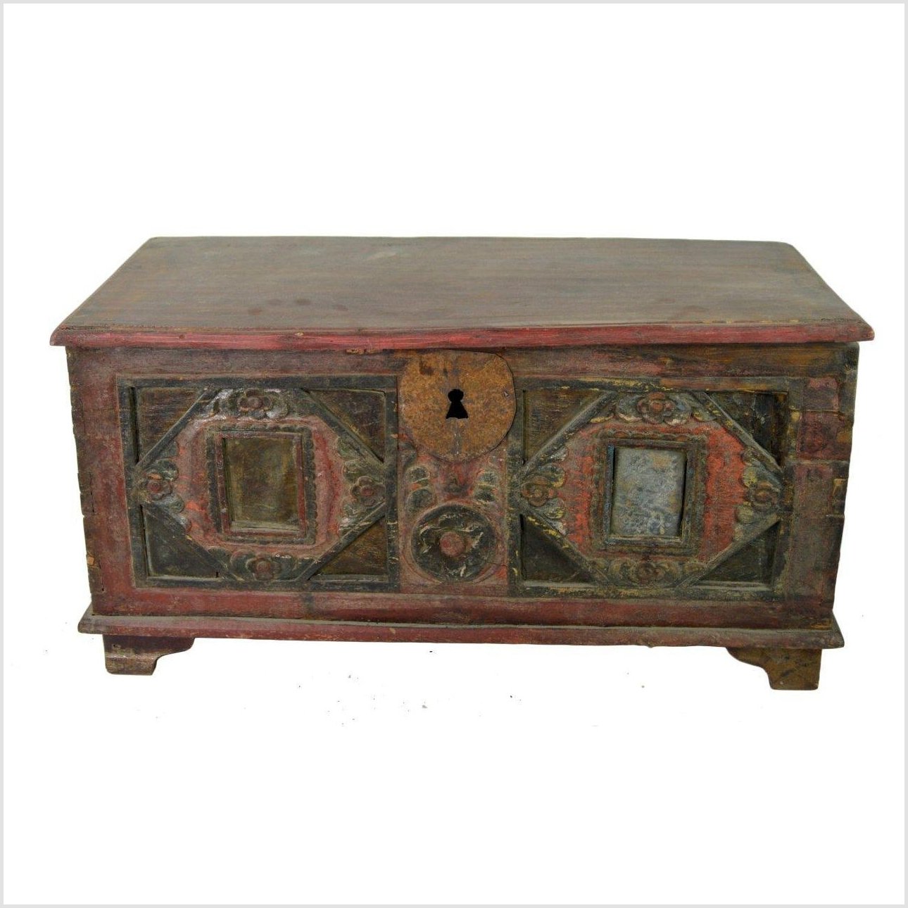 India Hand Carved Bridal Chest-1. Asian & Chinese Furniture, Art, Antiques, Vintage Home Décor for sale at FEA Home