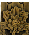 India Hand Carved Temple Plaque-6. Asian & Chinese Furniture, Art, Antiques, Vintage Home Décor for sale at FEA Home