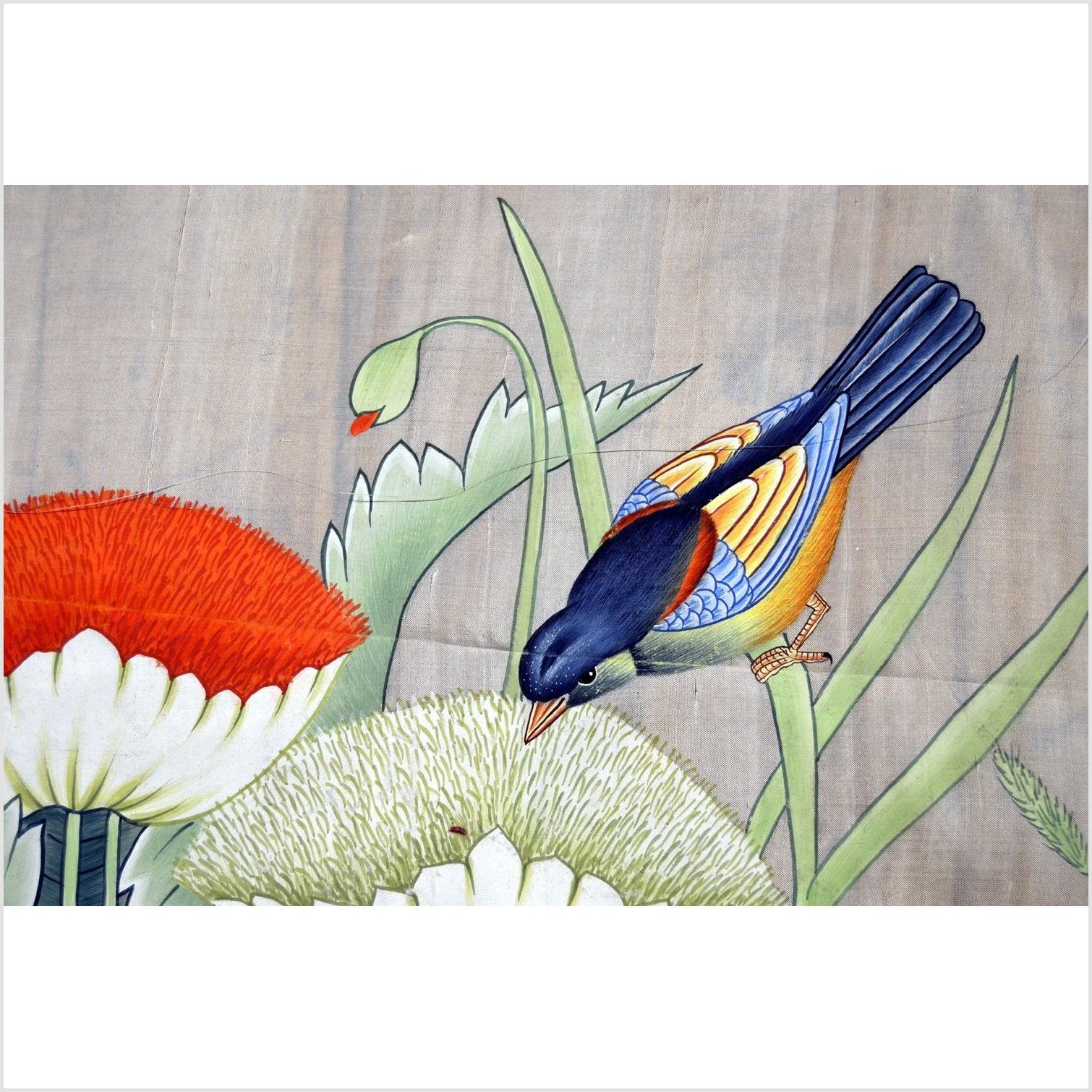 India Silk Tapestry-4. Asian &amp; Chinese Furniture, Art, Antiques, Vintage Home Décor for sale at FEA Home