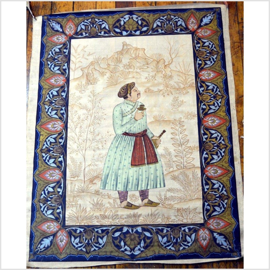 India Silk Tapestry-1. Asian & Chinese Furniture, Art, Antiques, Vintage Home Décor for sale at FEA Home