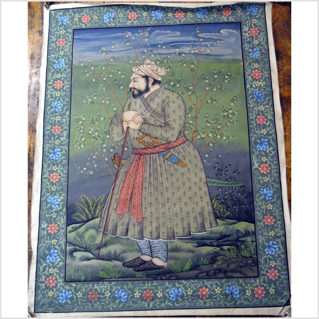 India Silk Tapestry-1. Asian & Chinese Furniture, Art, Antiques, Vintage Home Décor for sale at FEA Home