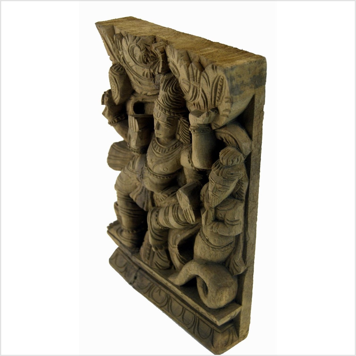 India Temple Sheesham Wood Carving-2. Asian & Chinese Furniture, Art, Antiques, Vintage Home Décor for sale at FEA Home