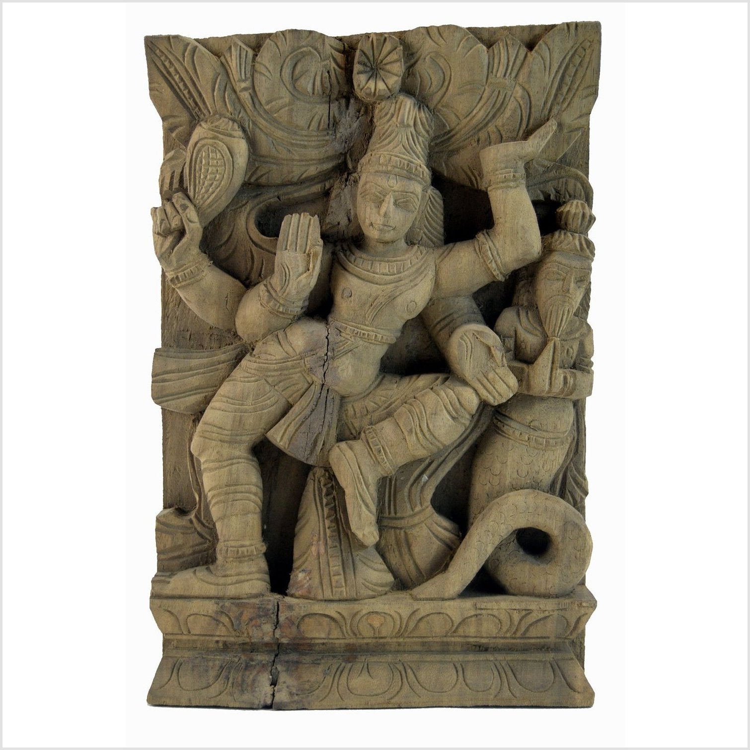 India Temple Sheesham Wood Carving-1. Asian & Chinese Furniture, Art, Antiques, Vintage Home Décor for sale at FEA Home