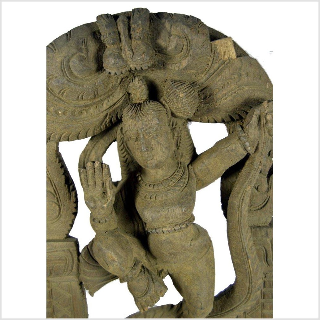 India Temple Sheesham Wood Carving-7. Asian &amp; Chinese Furniture, Art, Antiques, Vintage Home Décor for sale at FEA Home
