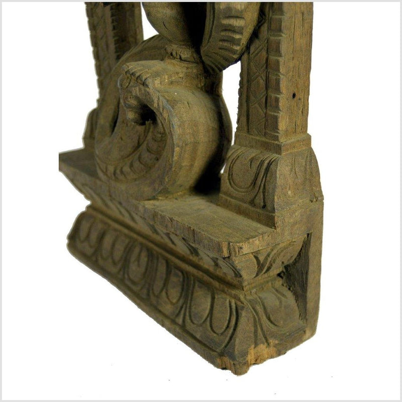 India Temple Sheesham Wood Carving