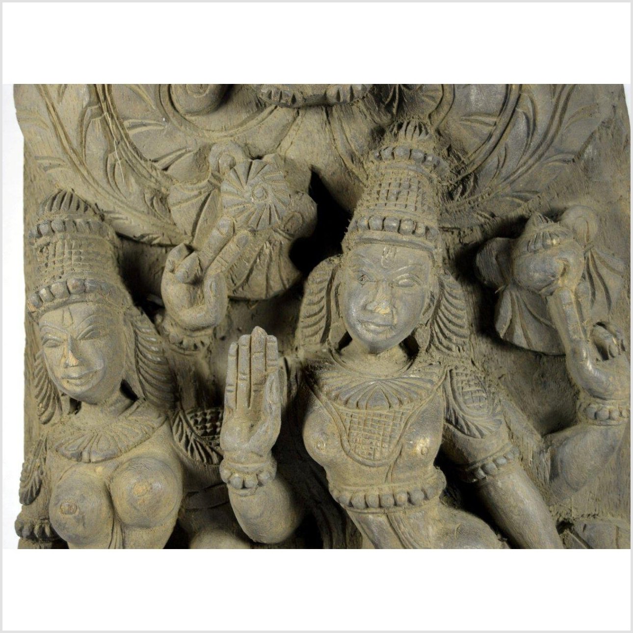 India Temple Sheesham Wood Carving-6. Asian &amp; Chinese Furniture, Art, Antiques, Vintage Home Décor for sale at FEA Home