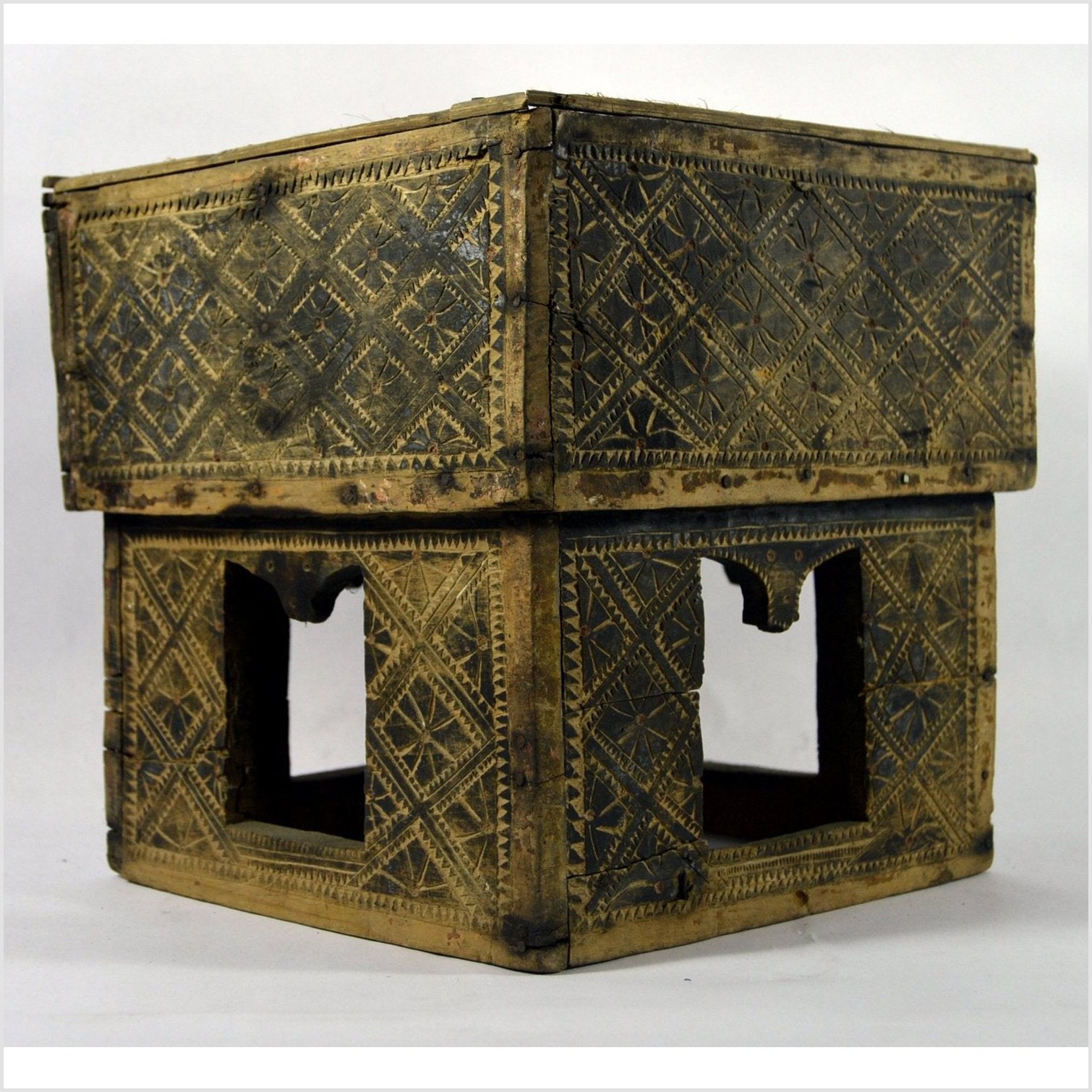 Indian Betel Nut Box-5. Asian &amp; Chinese Furniture, Art, Antiques, Vintage Home Décor for sale at FEA Home