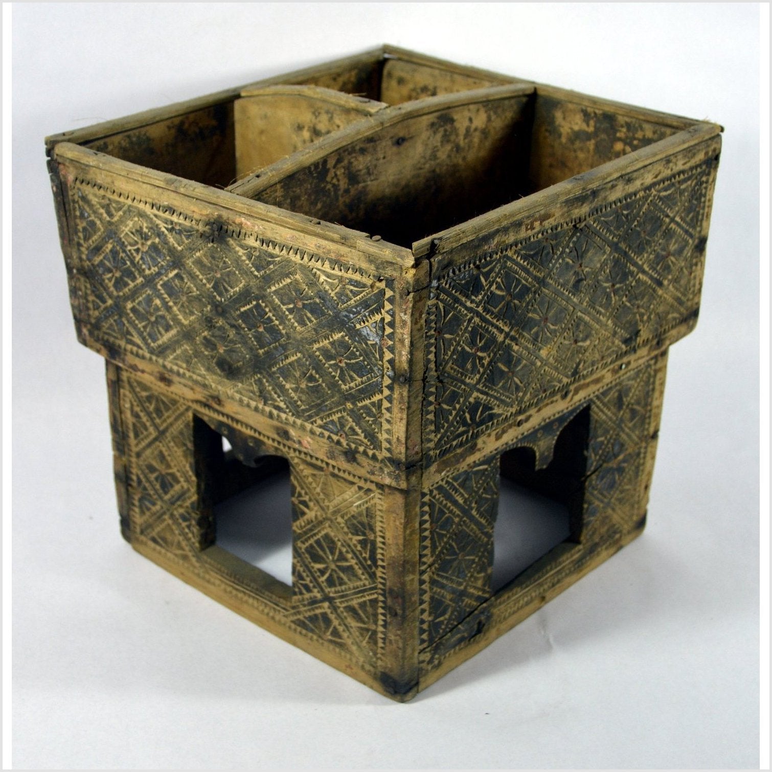 Indian Betel Nut Box-1. Asian & Chinese Furniture, Art, Antiques, Vintage Home Décor for sale at FEA Home