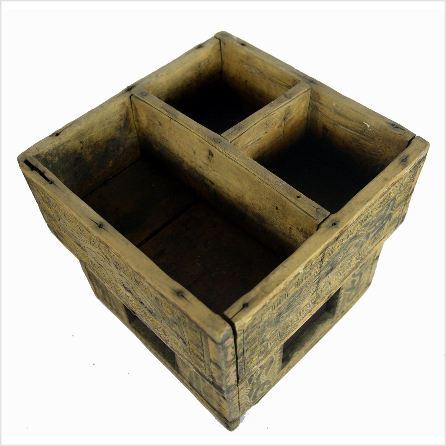 Indian Betel Nut Box-6. Asian &amp; Chinese Furniture, Art, Antiques, Vintage Home Décor for sale at FEA Home