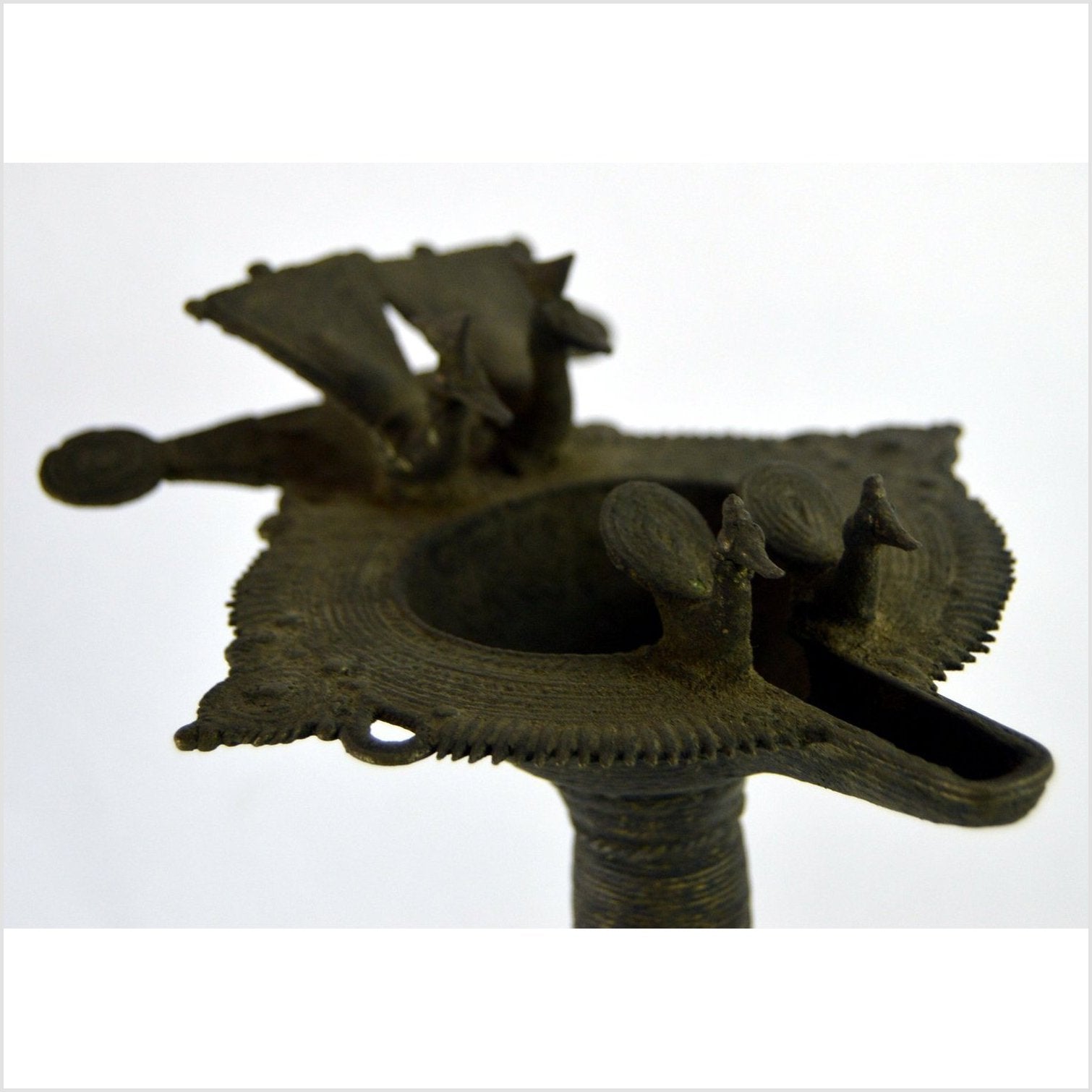 Indian Brass Oil Burner-8. Asian &amp; Chinese Furniture, Art, Antiques, Vintage Home Décor for sale at FEA Home