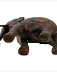Indian Elephant Carving-7. Asian & Chinese Furniture, Art, Antiques, Vintage Home Décor for sale at FEA Home