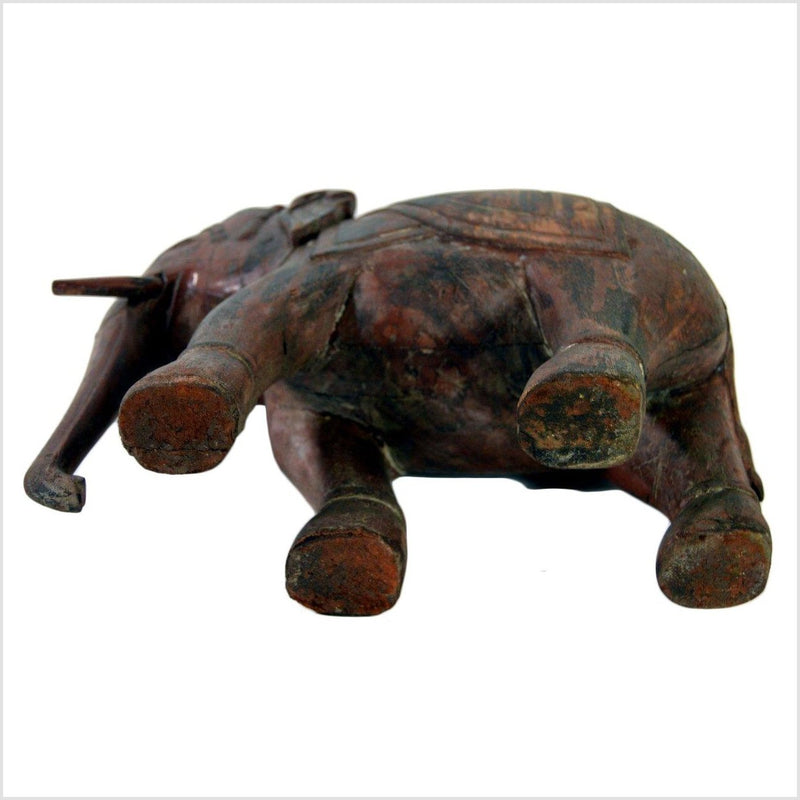 Indian Elephant Carving-YNE551-7. Asian & Chinese Furniture, Art, Antiques, Vintage Home Décor for sale at FEA Home