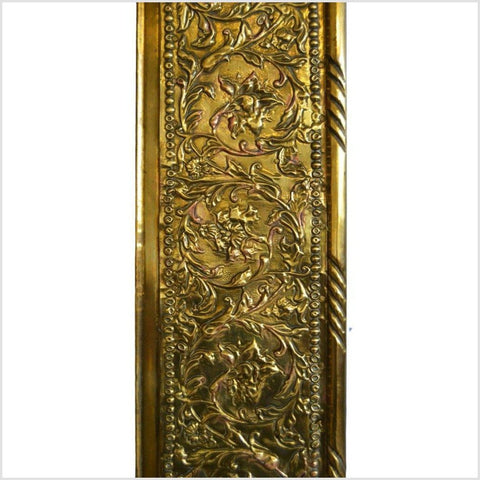 Indian Gold Repoussé Rectangular Frame-YN2956-6. Asian & Chinese Furniture, Art, Antiques, Vintage Home Décor for sale at FEA Home