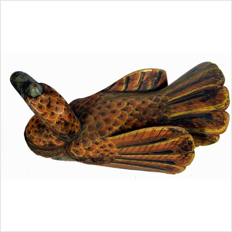 Indian Hand Carved Wooden Duck 