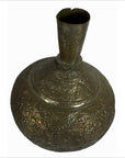 Indian Hand Tooled Brass Decanter-2. Asian & Chinese Furniture, Art, Antiques, Vintage Home Décor for sale at FEA Home