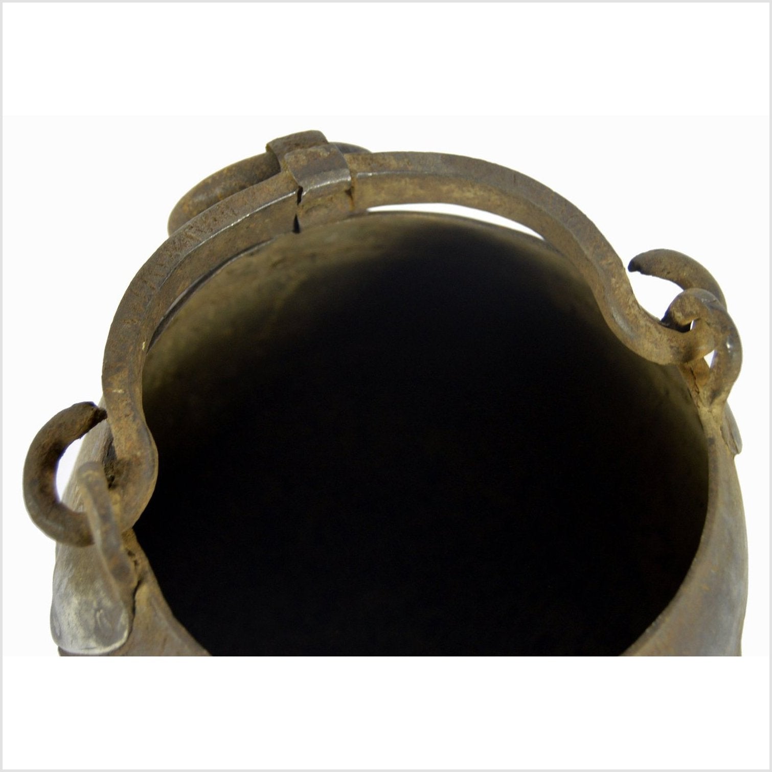 Indian Iron Water Jug-6. Asian &amp; Chinese Furniture, Art, Antiques, Vintage Home Décor for sale at FEA Home