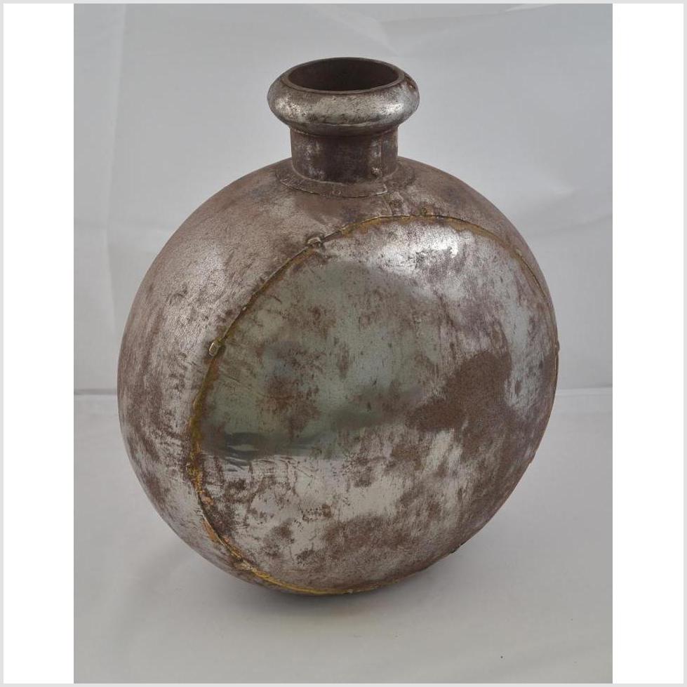 Indian Metal Water Jug - Oval Shape