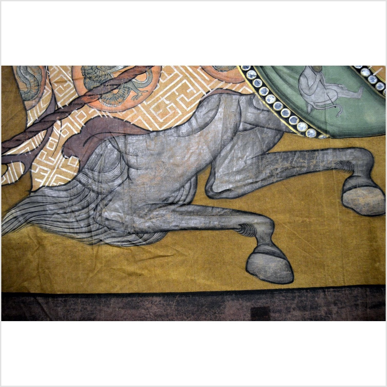 Indian Mughal Horse Tapestry-10. Asian &amp; Chinese Furniture, Art, Antiques, Vintage Home Décor for sale at FEA Home