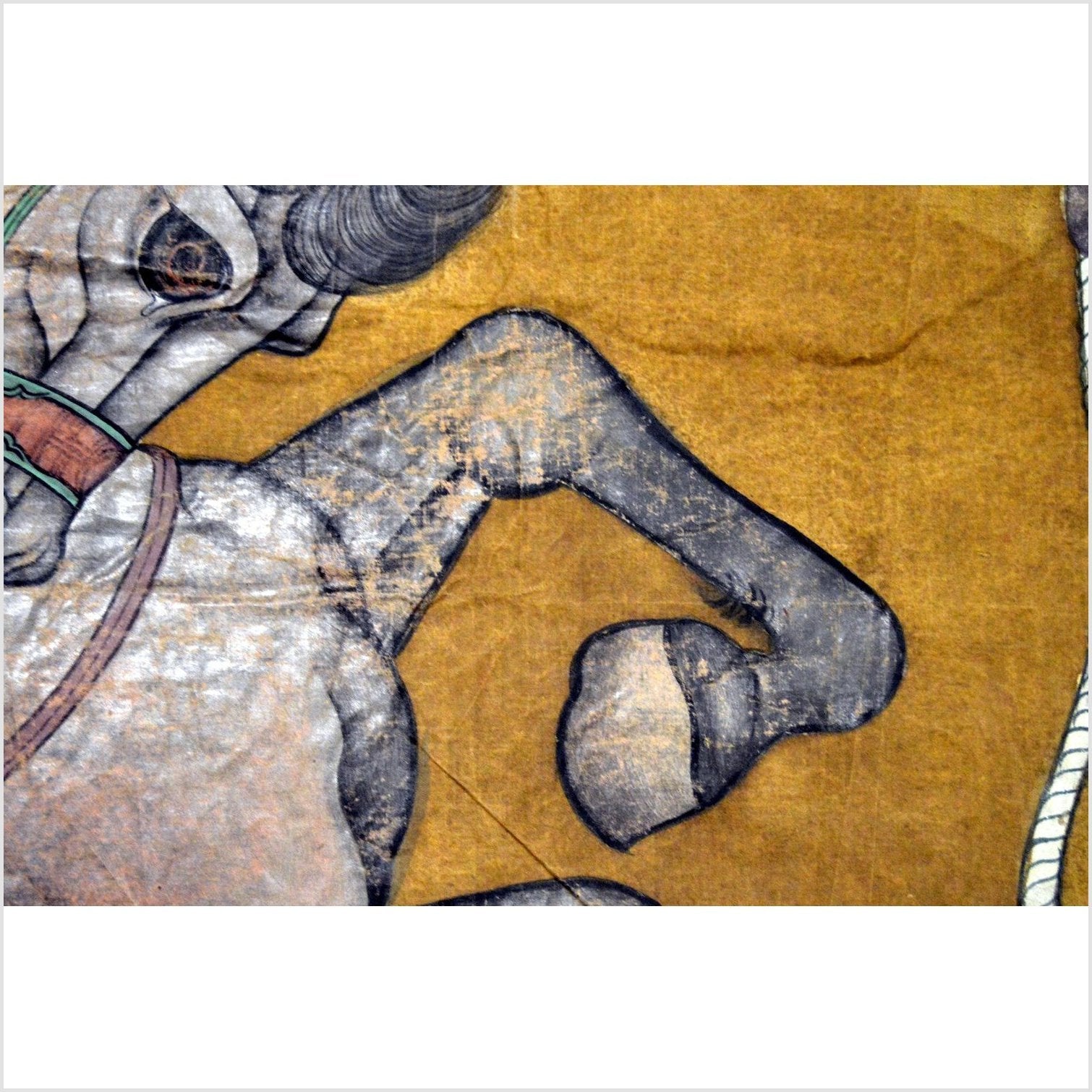 Indian Mughal Horse Tapestry-7. Asian &amp; Chinese Furniture, Art, Antiques, Vintage Home Décor for sale at FEA Home