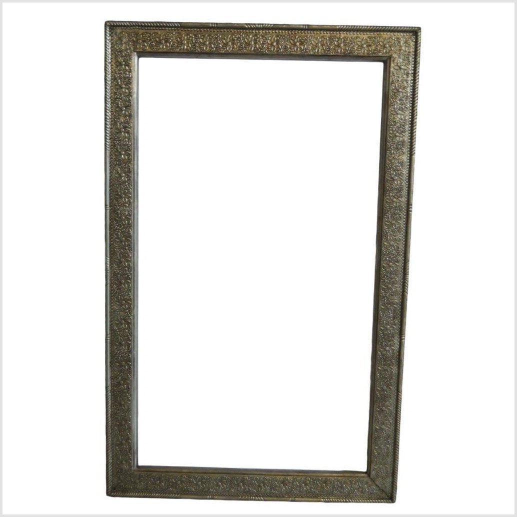 Indian Repoussé Rectangular Frame-1. Asian & Chinese Furniture, Art, Antiques, Vintage Home Décor for sale at FEA Home