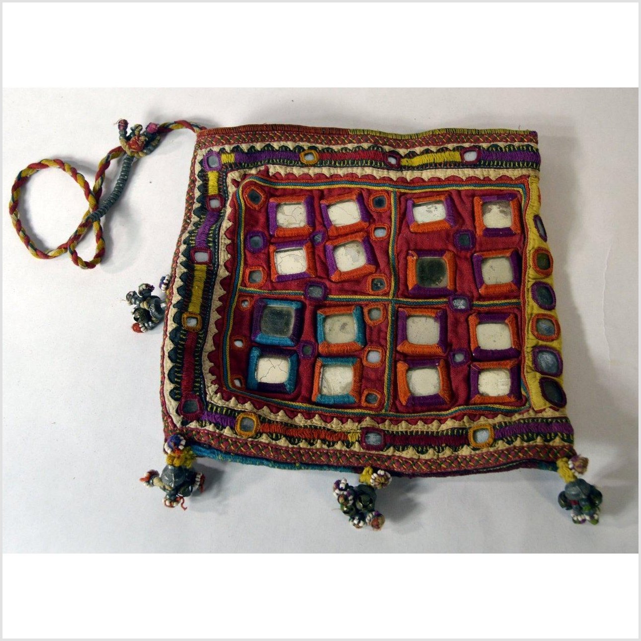 Indian Traditional Pouch-1. Asian & Chinese Furniture, Art, Antiques, Vintage Home Décor for sale at FEA Home