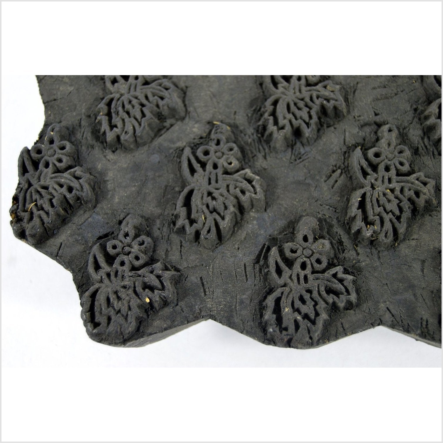 Indian Wooden Ink Block-2. Asian & Chinese Furniture, Art, Antiques, Vintage Home Décor for sale at FEA Home