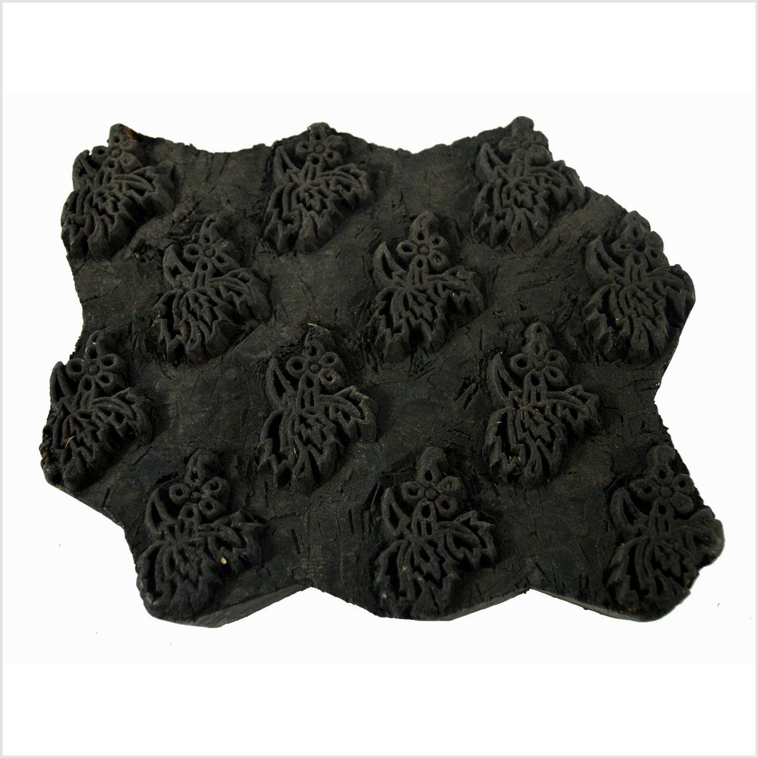 Indian Wooden Ink Block-1. Asian & Chinese Furniture, Art, Antiques, Vintage Home Décor for sale at FEA Home