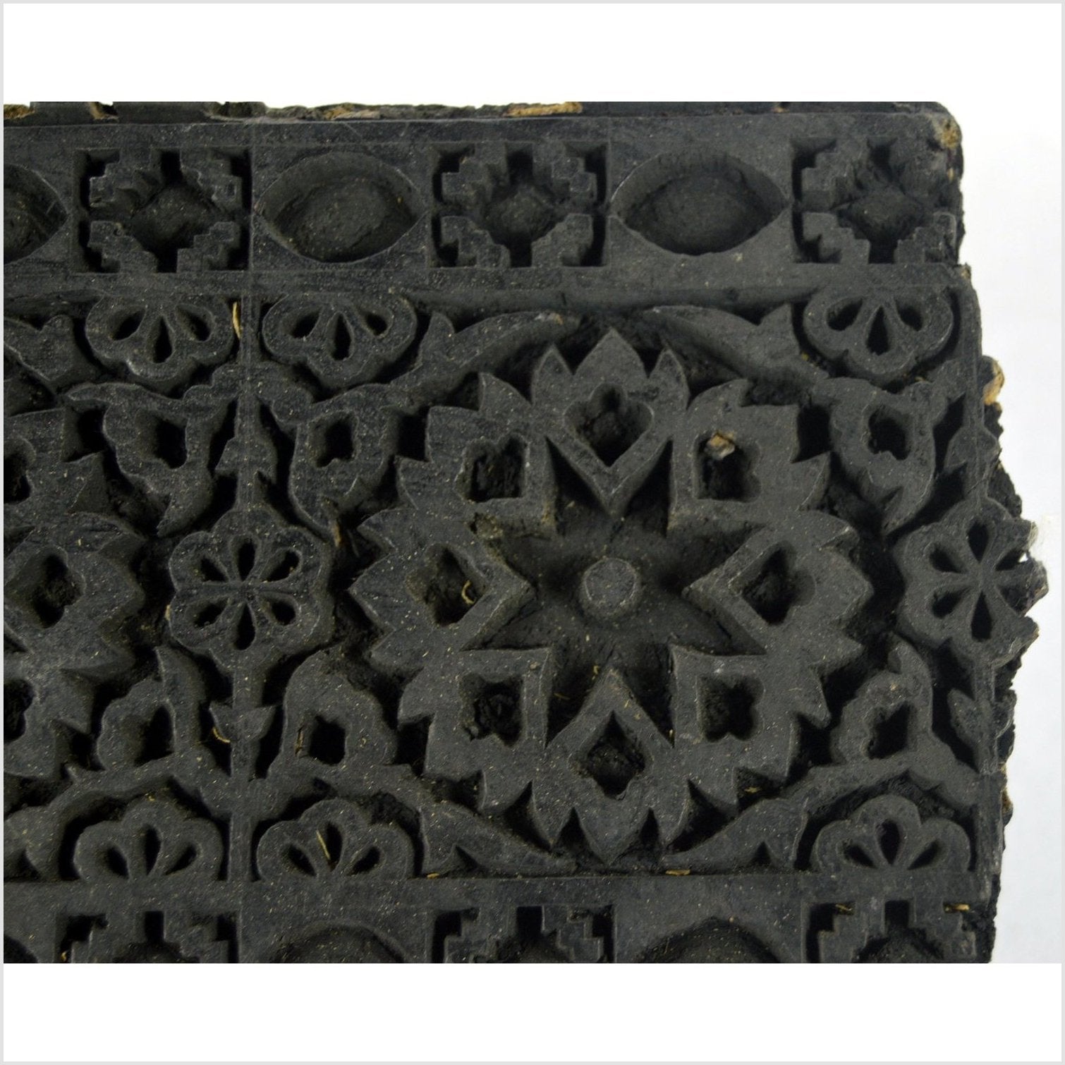 Indian Wooden Ink Block-2. Asian & Chinese Furniture, Art, Antiques, Vintage Home Décor for sale at FEA Home