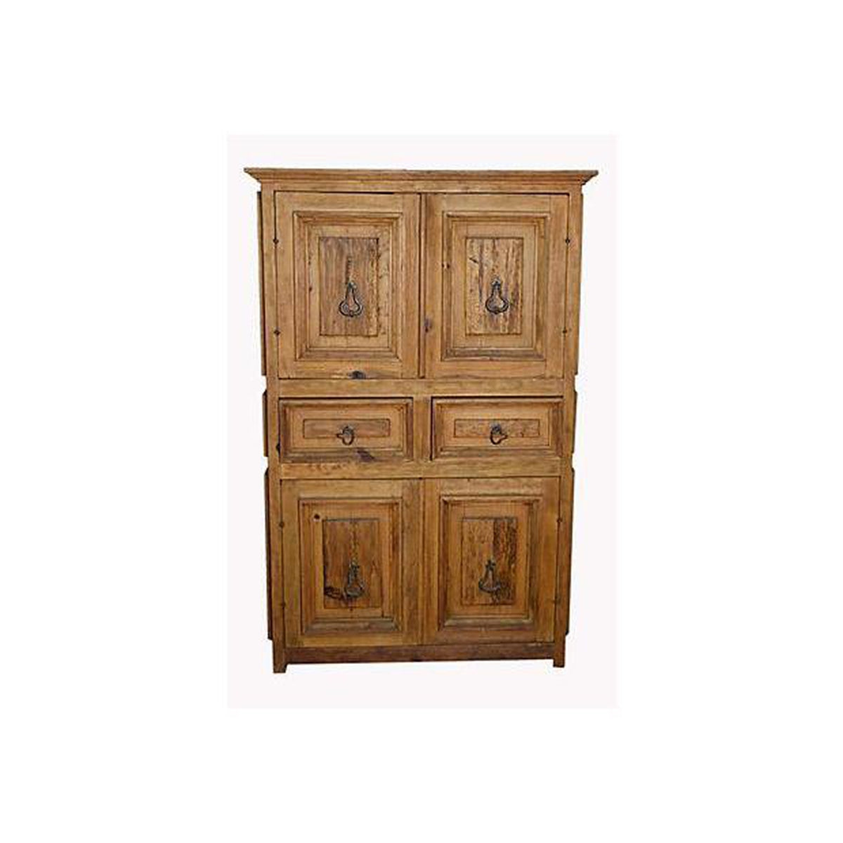Vintage Natural Wood Indonesian Armoire-1. Asian & Chinese Furniture, Art, Antiques, Vintage Home Décor for sale at FEA Home
