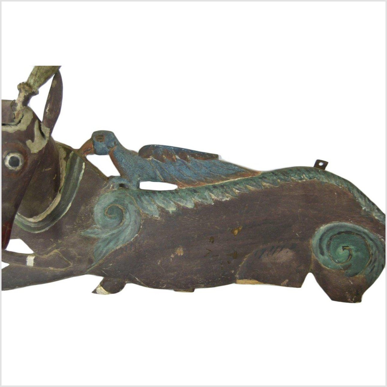 Indonesian Deer Wall Plaque-3. Asian &amp; Chinese Furniture, Art, Antiques, Vintage Home Décor for sale at FEA Home