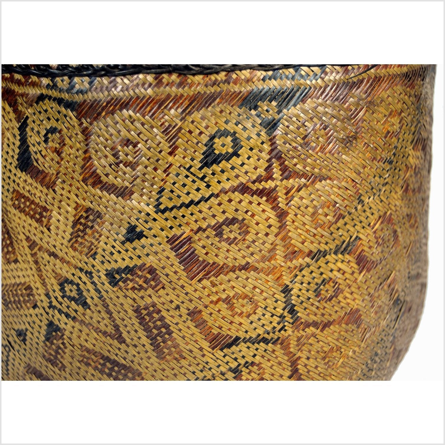 Indonesian Hand Woven Basket-6. Asian &amp; Chinese Furniture, Art, Antiques, Vintage Home Décor for sale at FEA Home