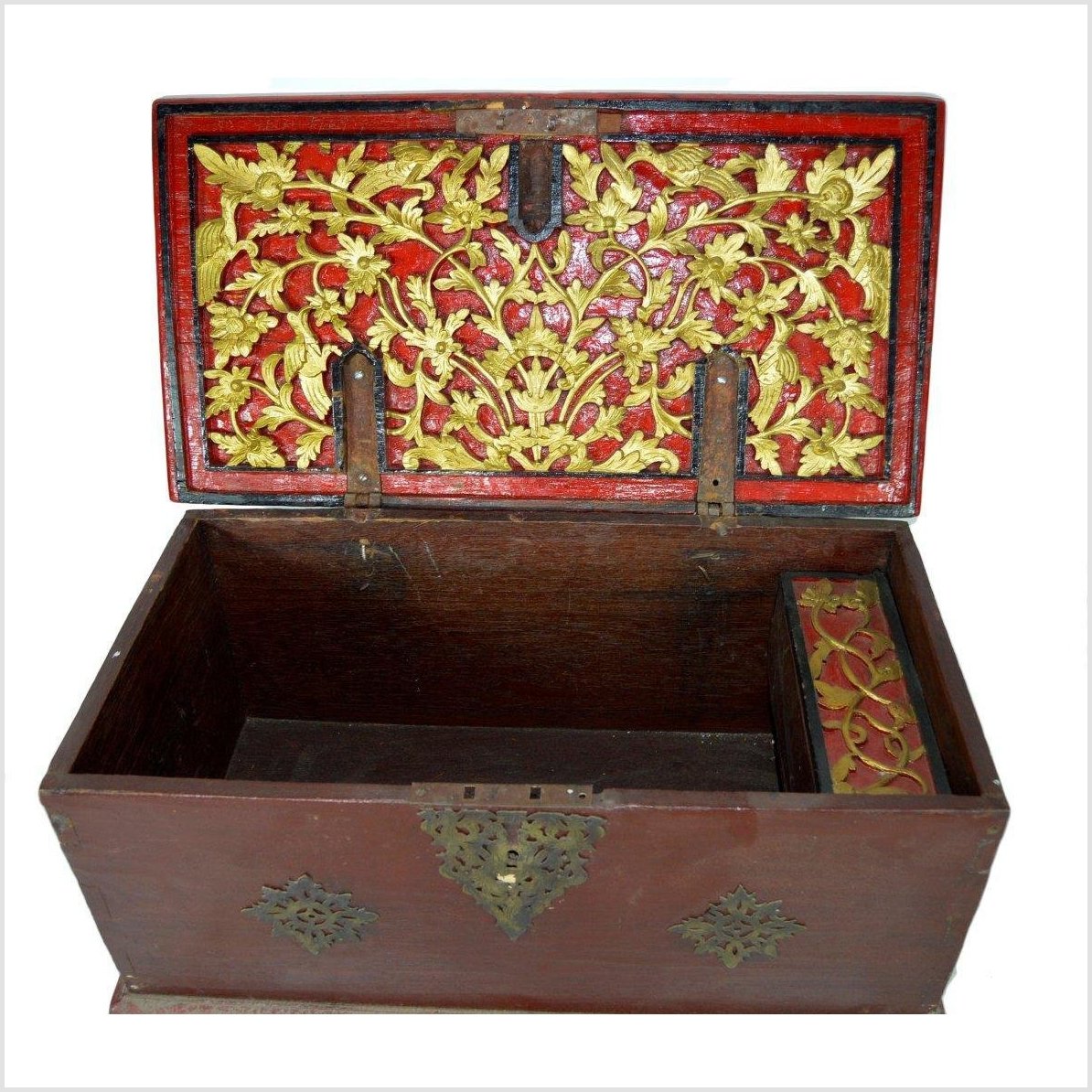 Indonesian Madura Treasure Chest-9. Asian &amp; Chinese Furniture, Art, Antiques, Vintage Home Décor for sale at FEA Home