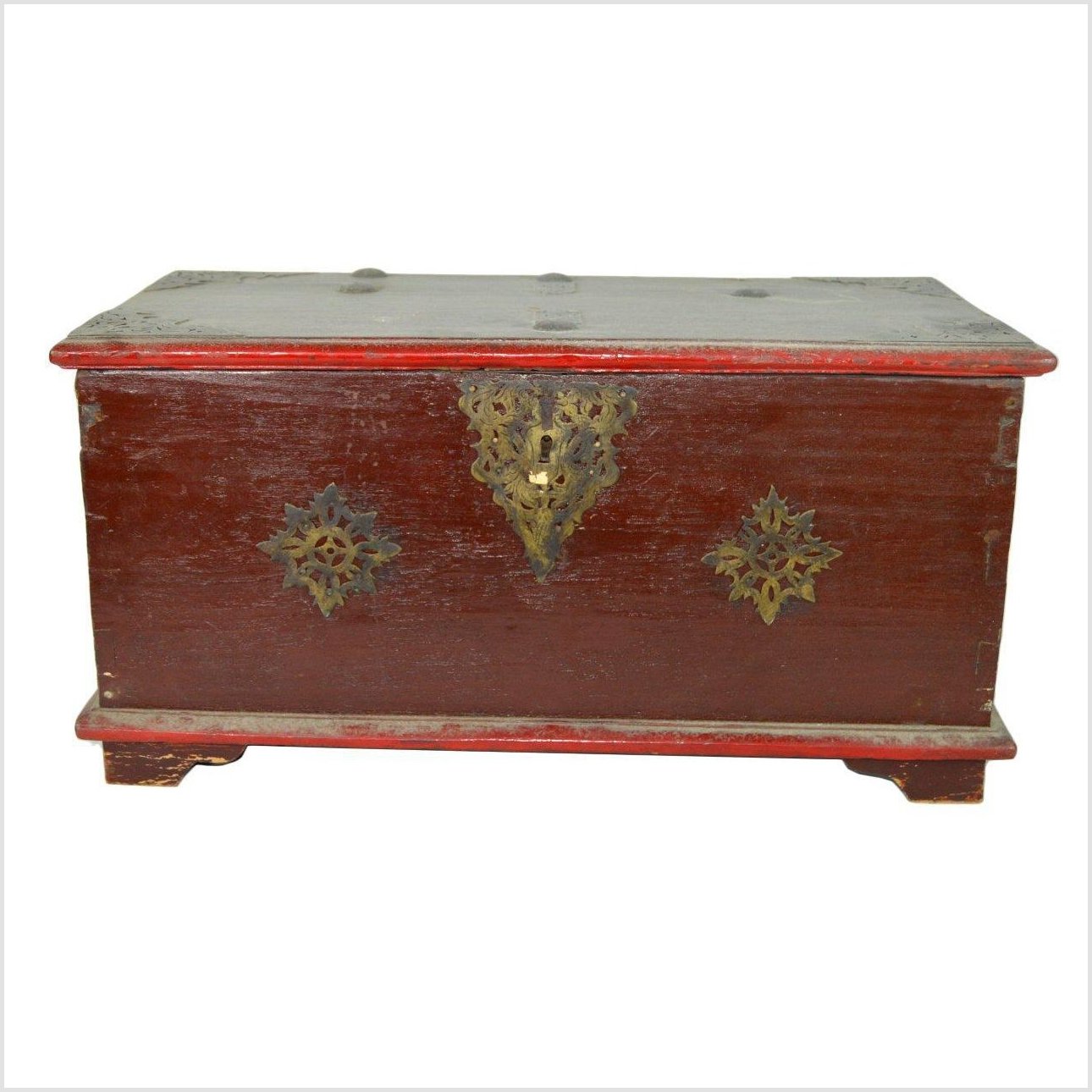 Indonesian Madura Treasure Chest-1. Asian & Chinese Furniture, Art, Antiques, Vintage Home Décor for sale at FEA Home