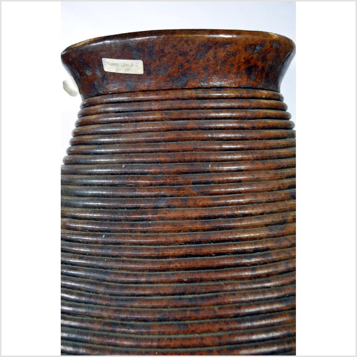 Indonesian Pottery Vase Lombka Island-4. Asian &amp; Chinese Furniture, Art, Antiques, Vintage Home Décor for sale at FEA Home