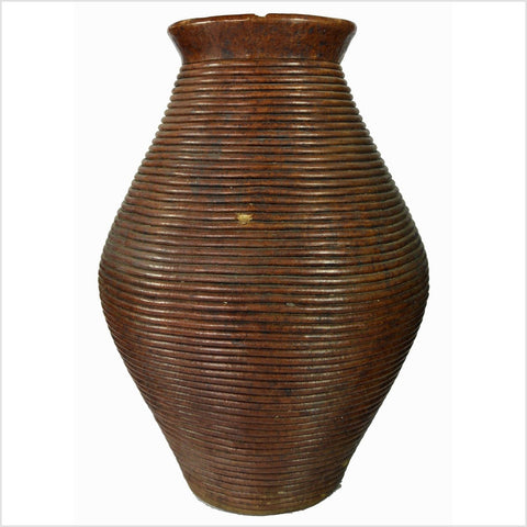 Indonesian Pottery Vase Lombka Island-YNE701-1. Asian & Chinese Furniture, Art, Antiques, Vintage Home Décor for sale at FEA Home