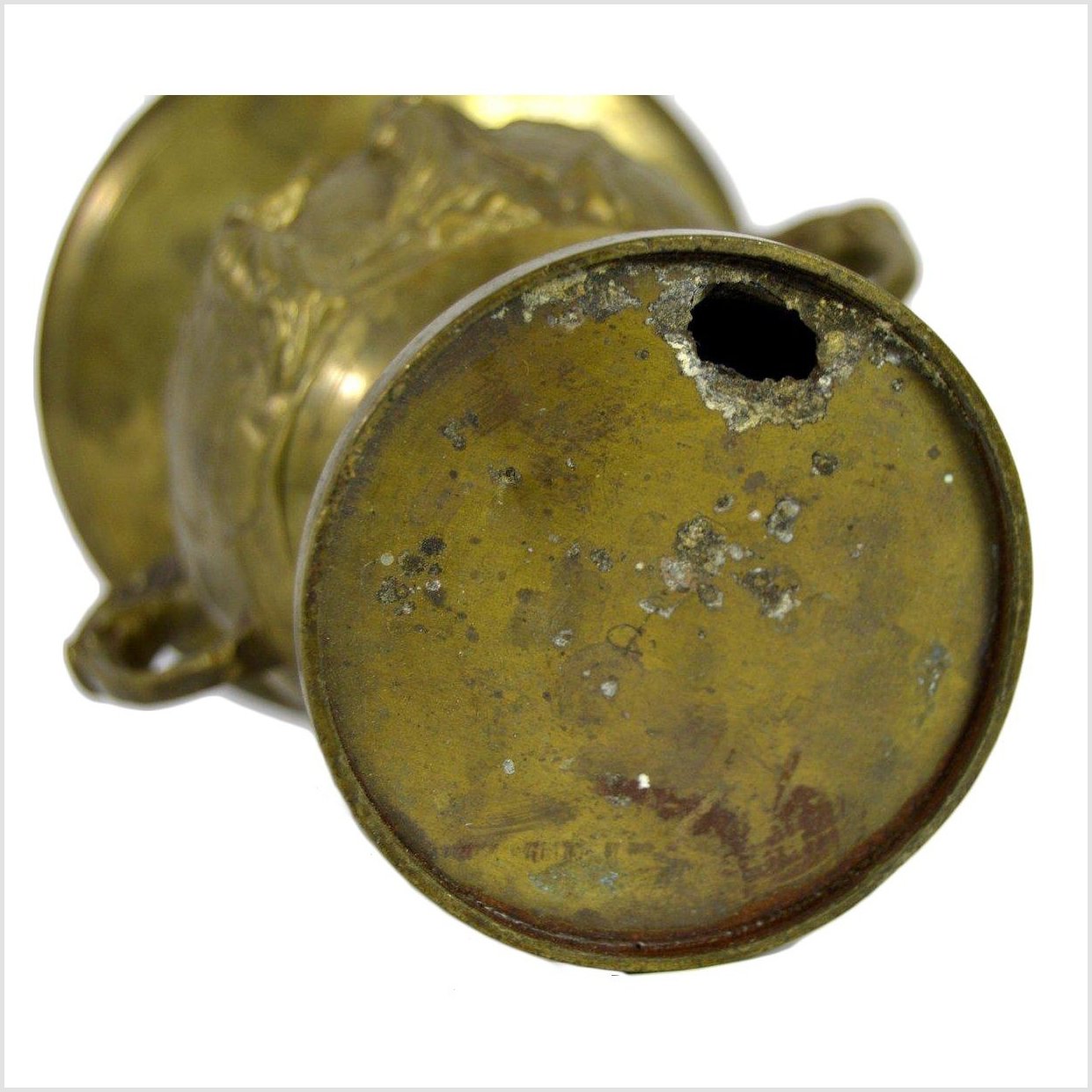 Ornate Japanese Brass Vase-10. Asian &amp; Chinese Furniture, Art, Antiques, Vintage Home Décor for sale at FEA Home
