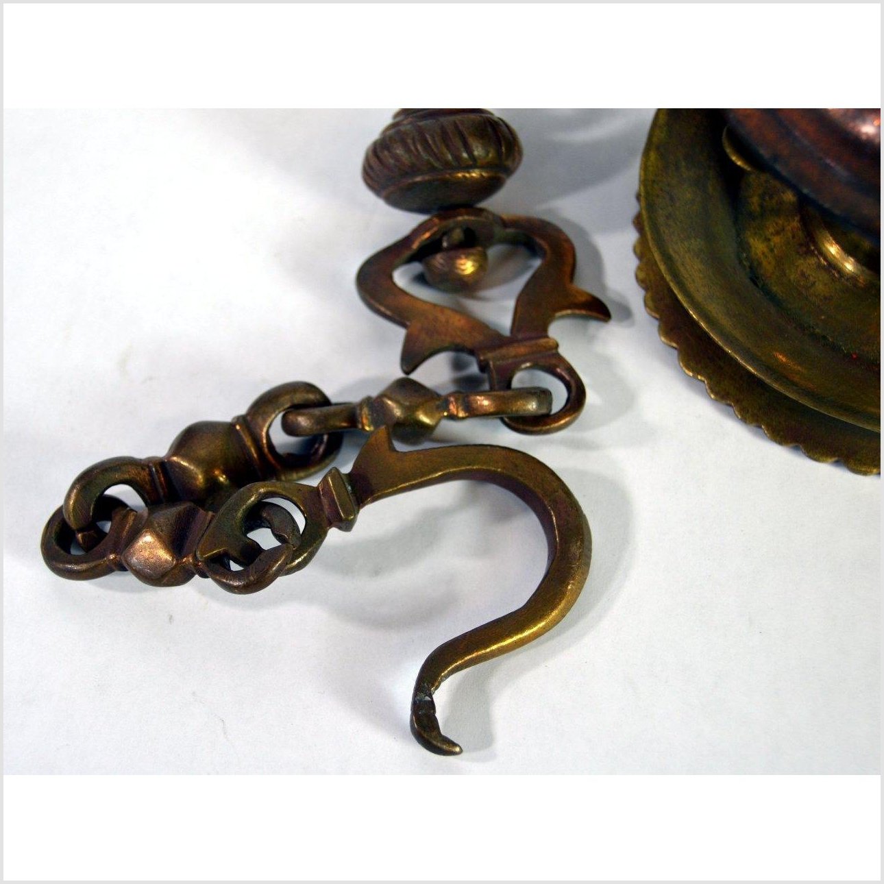 Japanese Brass Temple Incense Burner-2. Asian & Chinese Furniture, Art, Antiques, Vintage Home Décor for sale at FEA Home
