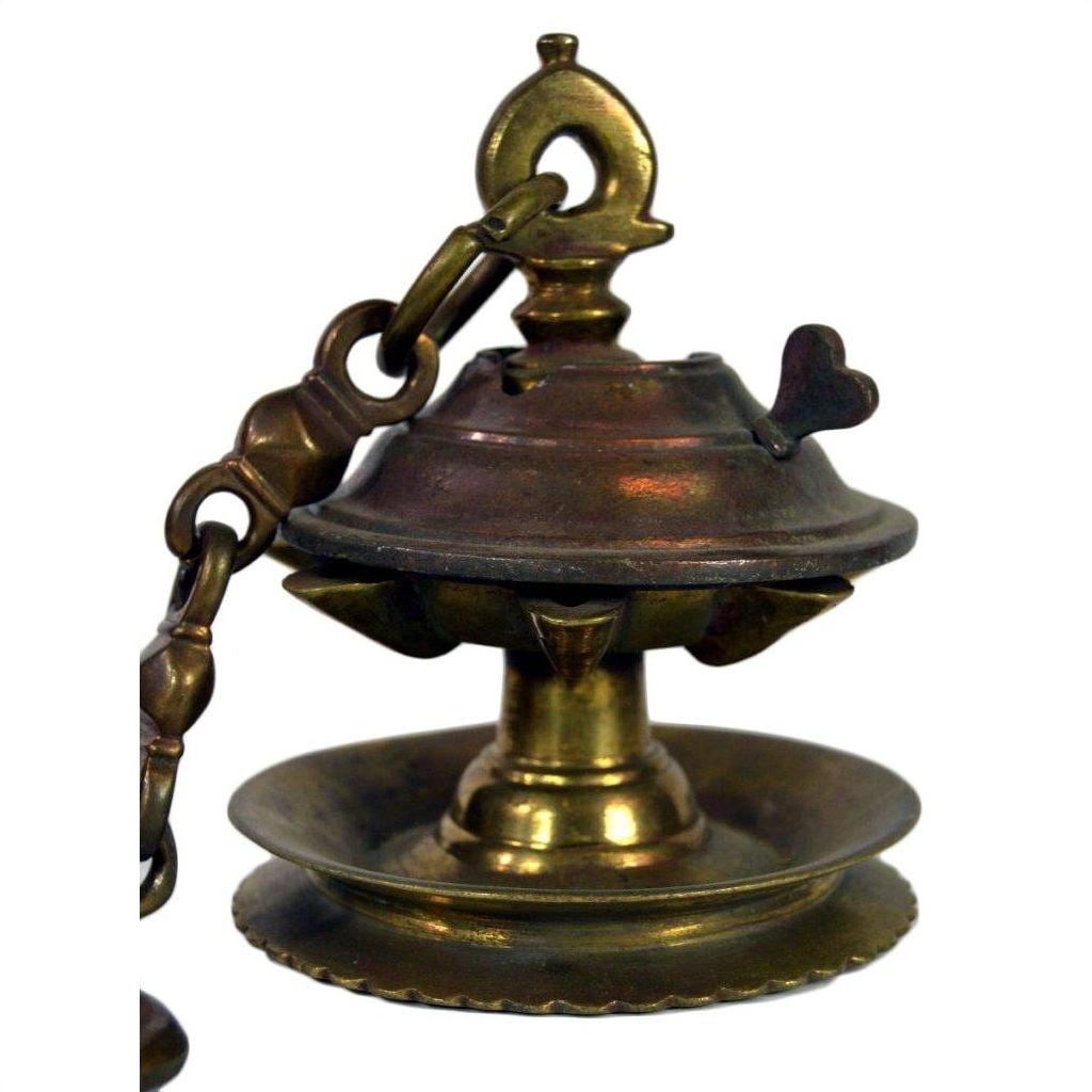 Japanese Brass Temple Incense Burner-6. Asian &amp; Chinese Furniture, Art, Antiques, Vintage Home Décor for sale at FEA Home