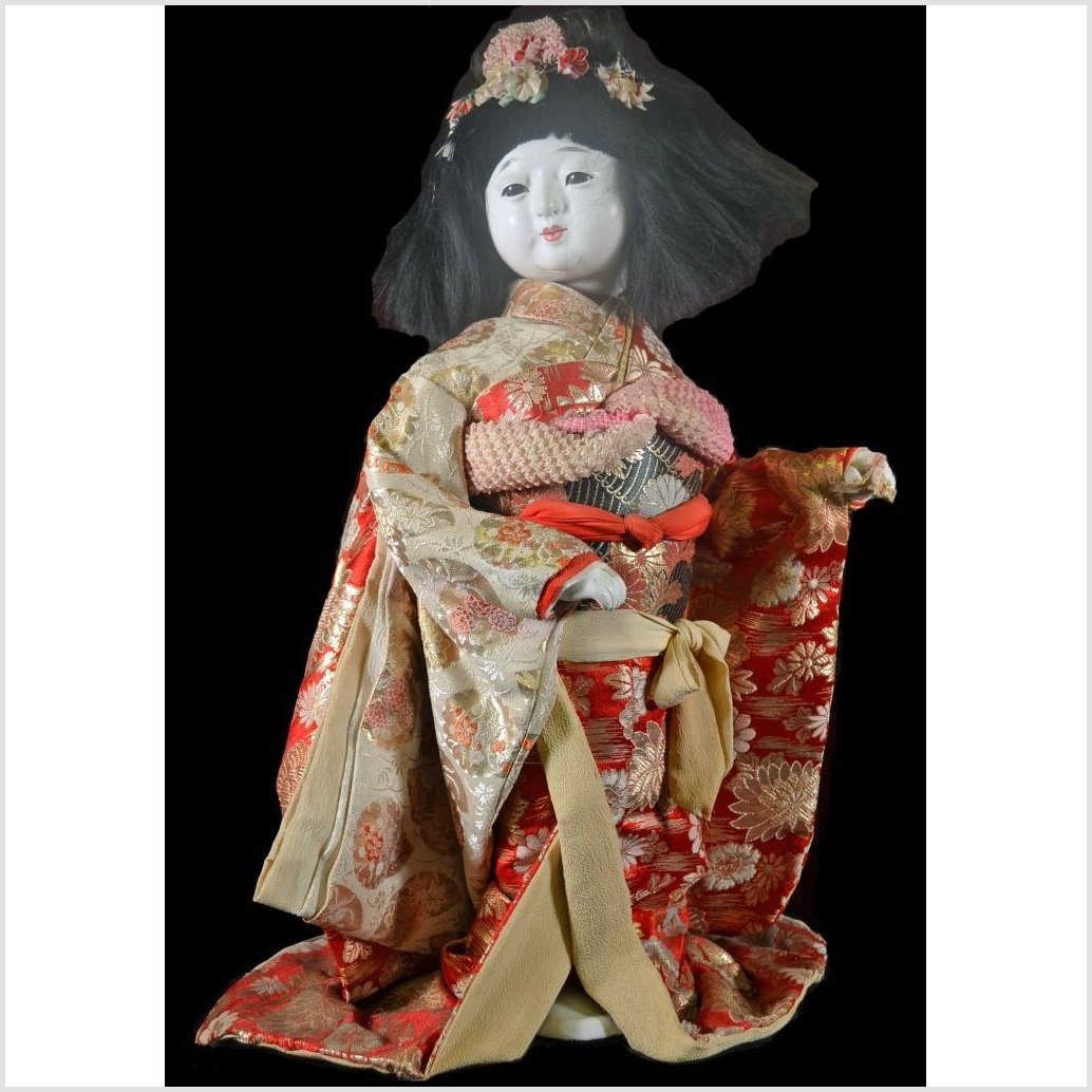 Japanese Doll, Kyoto made-1. Asian &amp; Chinese Furniture, Art, Antiques, Vintage Home Décor for sale at FEA Home