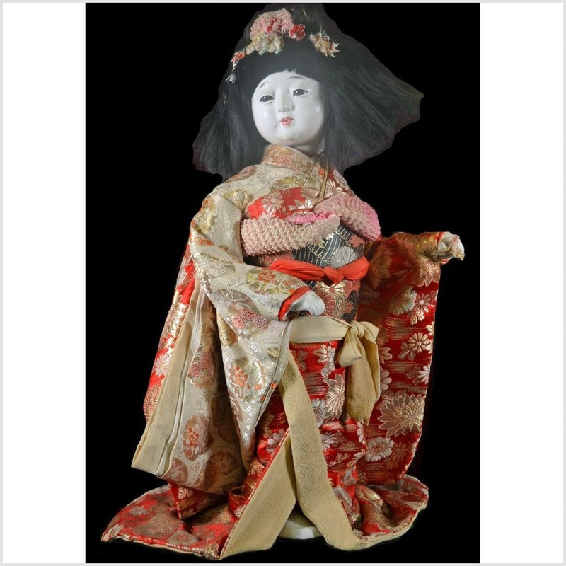 Japanese Doll, Kyoto made- Asian Antiques, Vintage Home Decor & Chinese Furniture - FEA Home