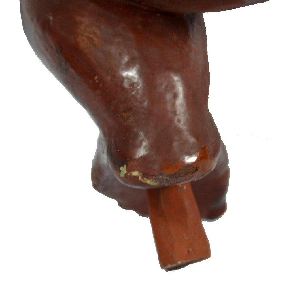 Japanese Hand Carved Lacquered Boy-10. Asian &amp; Chinese Furniture, Art, Antiques, Vintage Home Décor for sale at FEA Home