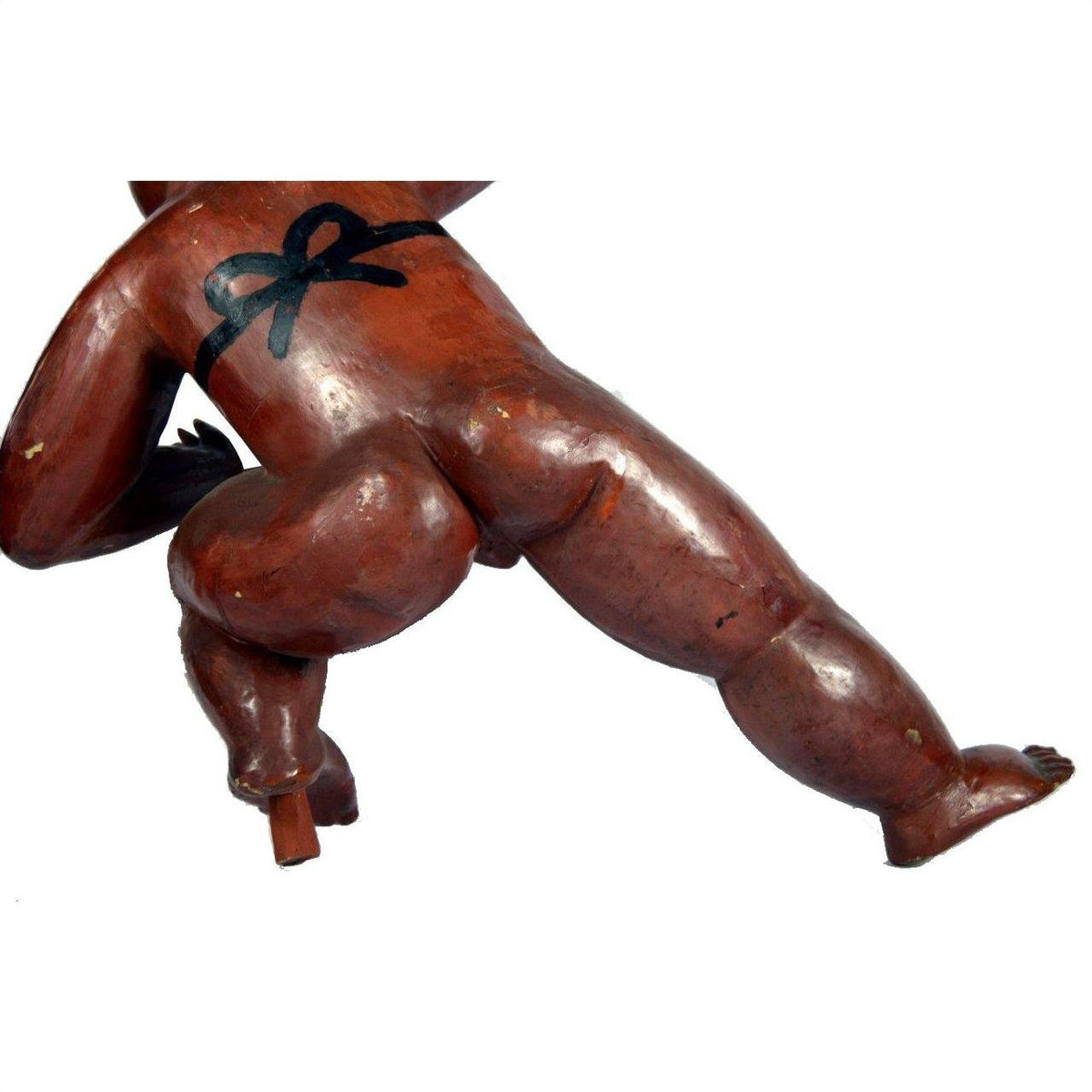 Japanese Hand Carved Lacquered Boy-9. Asian &amp; Chinese Furniture, Art, Antiques, Vintage Home Décor for sale at FEA Home