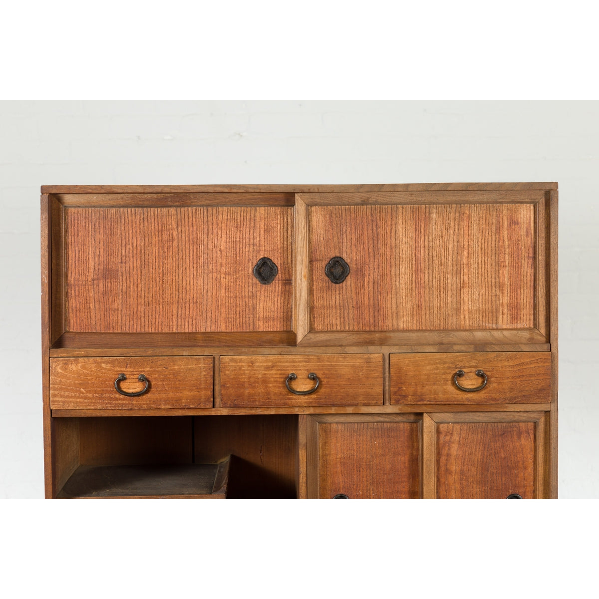 Meiji Kiri Wood Tansu Japanese Tea Cabinet-4. Asian &amp; Chinese Furniture, Art, Antiques, Vintage Home Décor for sale at FEA Home