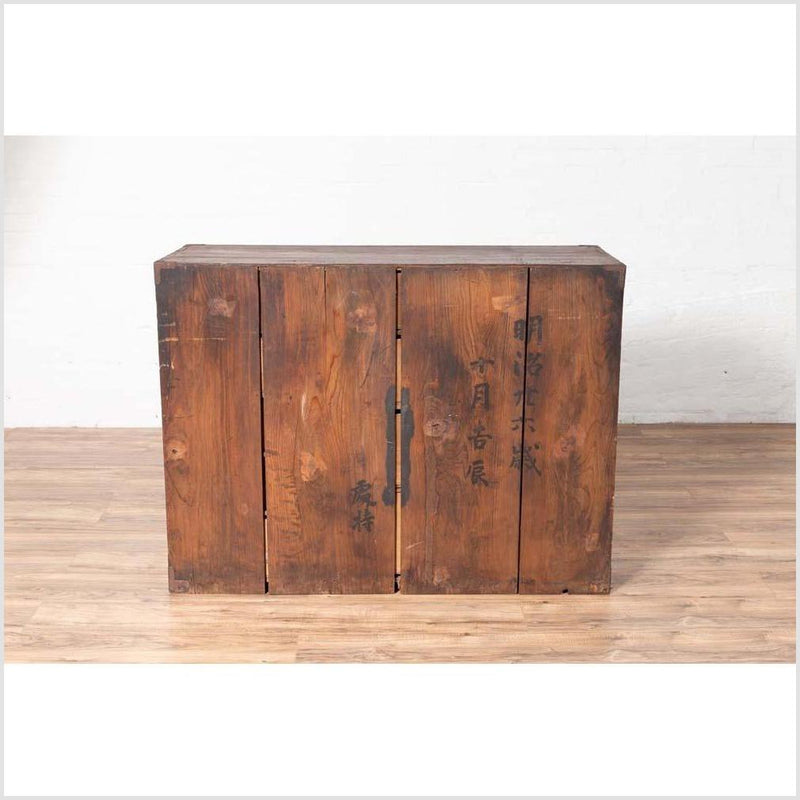 Japanese Meji Period Tansu Chest in the Sendai Dansu Style Made of Keyaki Wood-YN6113-19. Asian & Chinese Furniture, Art, Antiques, Vintage Home Décor for sale at FEA Home