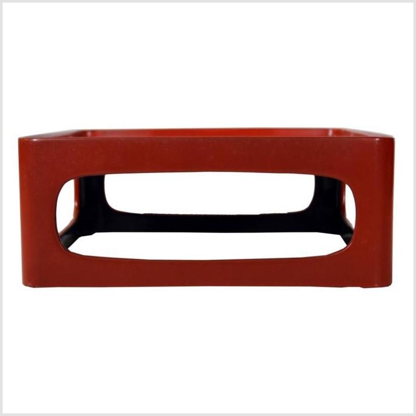 Japanese Red Lacquer Tray on Stand-2. Asian &amp; Chinese Furniture, Art, Antiques, Vintage Home Décor for sale at FEA Home