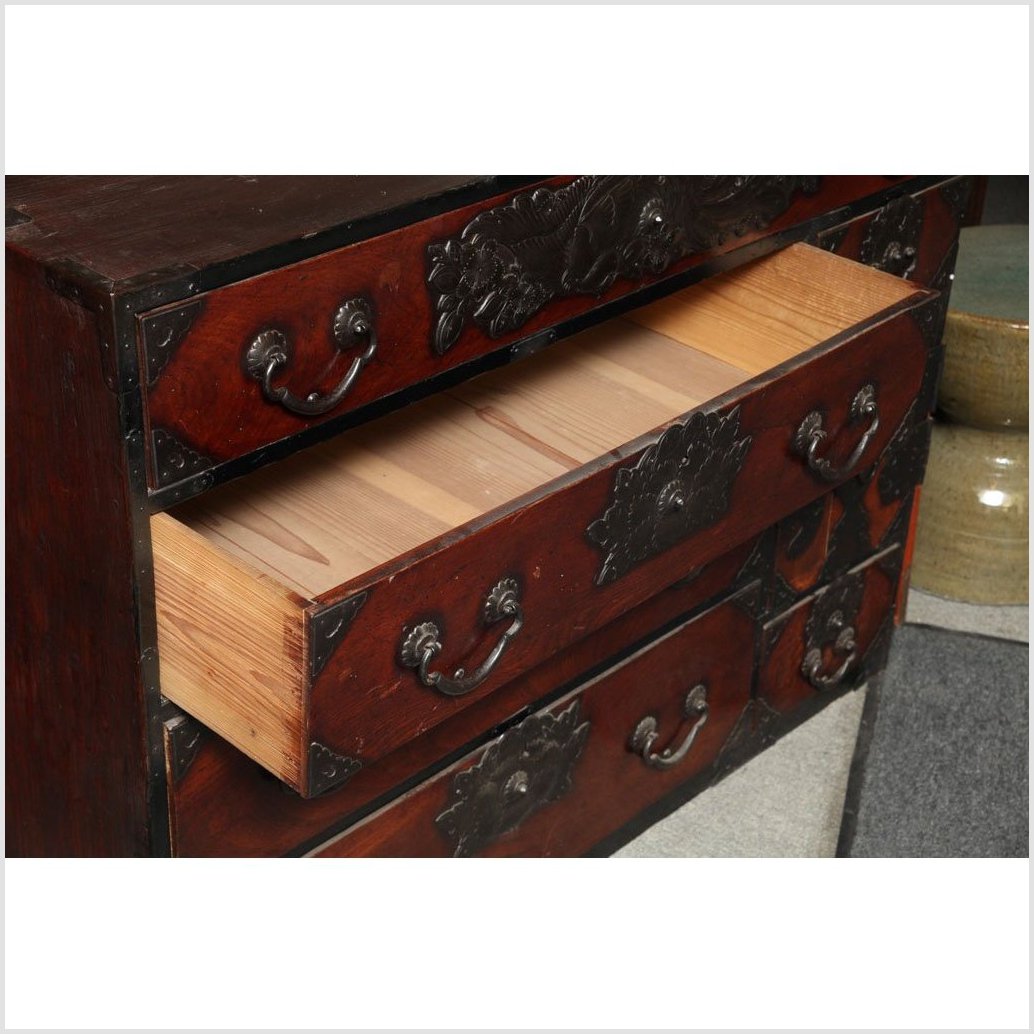 Japanese Sendai Tansu-7. Asian &amp; Chinese Furniture, Art, Antiques, Vintage Home Décor for sale at FEA Home