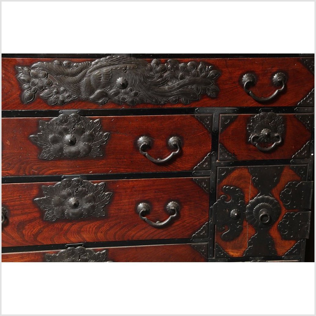 Japanese Sendai Tansu-9. Asian &amp; Chinese Furniture, Art, Antiques, Vintage Home Décor for sale at FEA Home
